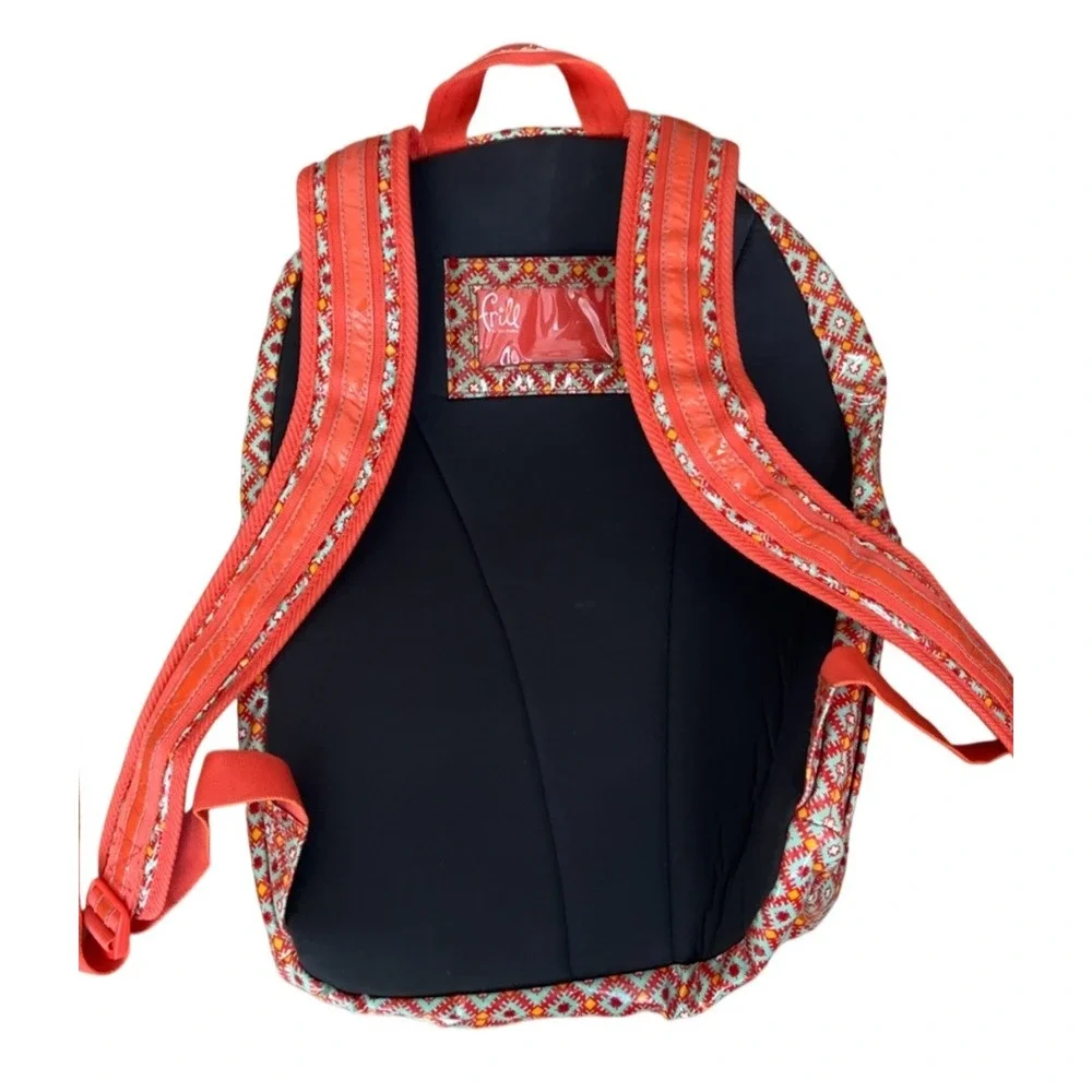 Vera Bradley Lylas Paprika Frill Backpack‎